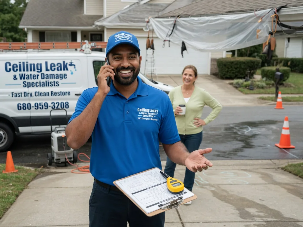 Ceiling Leak Cleanup Palestine, IL FAQs